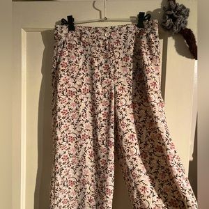 Pink Floral Insight Slacks
